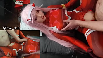 Fucking Zero Two Sex Doll Until Delicious Pussy...
