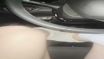 destrozando a peliroja casero coche por dinero