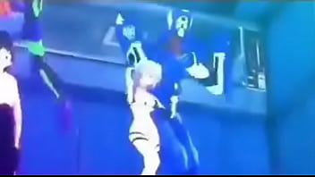 evangelion dançando funk