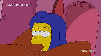 HOT Carl and Marge blowjob-video