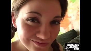 Euro gives big dick handjob