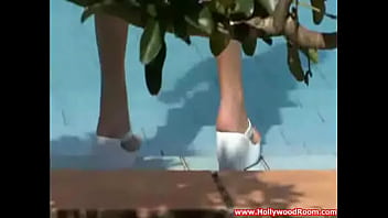 Blonde Takes On A Quadrant Of Cock
