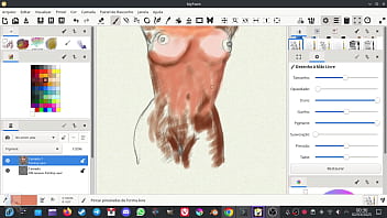 Drawing and Painting Beautiful Body Hot Woman Sexy