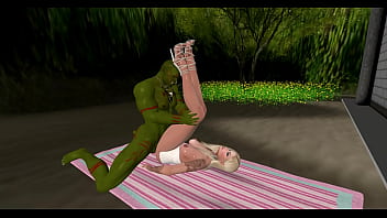 Clip sex start playing with a Orc