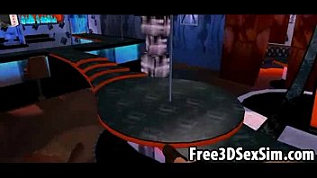 Two sexy 3D cartoon blonde hotties getting fucked