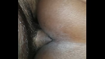 drained my sperm in her ass, ebony tight ass, cum in her black asshole, cum in ass