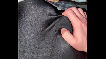 Femboy Roommate Dosent Know I am Recording While I Play With His Jiggly Ass...