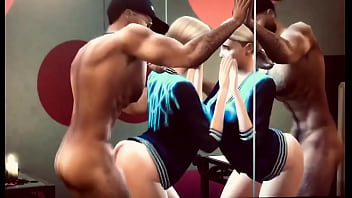 Sims 4 Hunk fuck mirror and cum