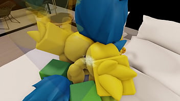 Furry Noob Couple Fucking In a Modern Robloxian House