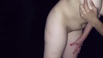 Wife groped by strangers in a sexshop glory hole