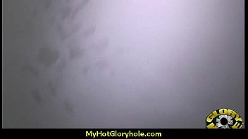 I sneak Black BJ as I fuck husband thrue gloryhole 29