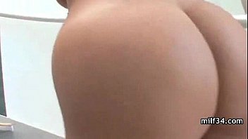 Horny big-tit MILF fucked hard