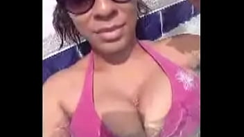 caramel kitten, pool, big tits, titties