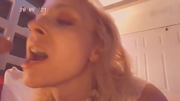 Stunning Blonde Sucking Cock Wanttobewowed...