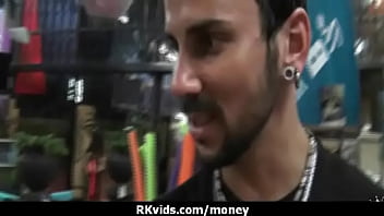 Sexy wild chick gets paid to fuck 8