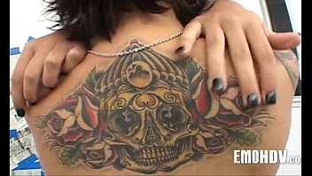 Babe with tattoos gets dick 207