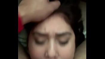 POV, mamando, sucking, brunette