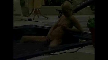 Young couple fucking in jacuzzi