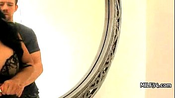 Horny big-tit MILF fucked hard