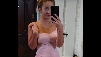 hazel grace, russian, big tits, mirror