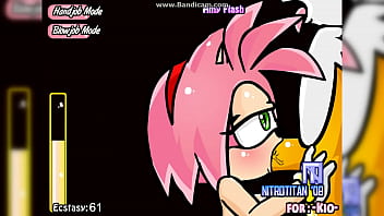 Amy give Tails a Hand and Blowjob