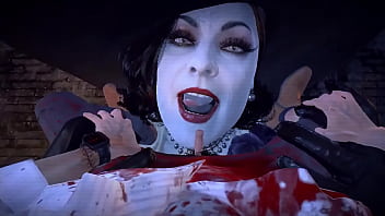 Lady Alcina Dimitrescu is having fun