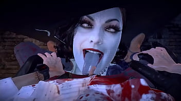 Lady Alcina Dimitrescu is having fun