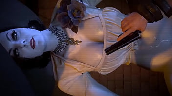 Lady Alcina Dimitrescu is having fun