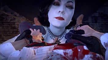 Lady Alcina Dimitrescu is having fun
