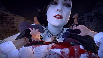 Lady Alcina Dimitrescu is having fun