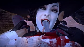 Lady Alcina Dimitrescu is having fun