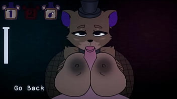 Five Nights at Fuzzboobs [ Hentai Game PornPlay ] Ep.1 Spooky furry titjob