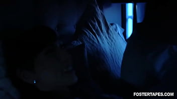 Stepbrother and stepsister up because parents are fucking