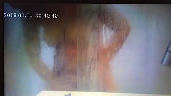 German wife cum in shower - Hide Cam