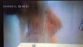 German wife cum in shower - Hide Cam