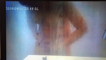 German wife cum in shower - Hide Cam