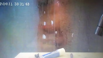 German wife cum in shower - Hide Cam
