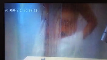 German wife cum in shower - Hide Cam