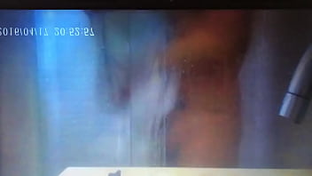 German wife cum in shower - Hide Cam