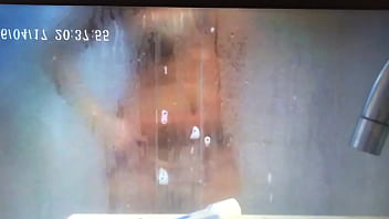 German wife cum in shower - Hide Cam