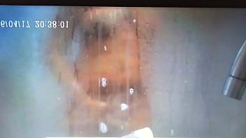 German wife cum in shower - Hide Cam