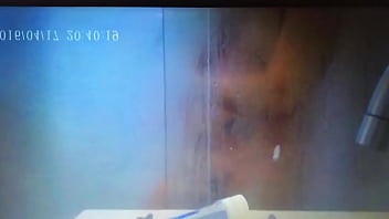 German wife cum in shower - Hide Cam