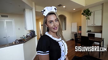 Teen In Maid Costume POV Stepsis- Ella Reese