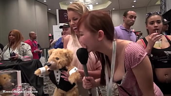 Clip Britney Amber with TeddyLoveBear at AE Expo