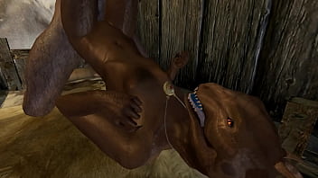 Argonian And Her Human...