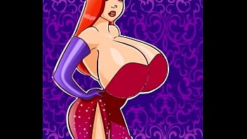 Video Pushing Jessica Rabbit's big breasts (opt)