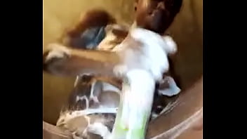 Mimi fuck her pussy with bottle in bathroom Mimi fuck her pussy with bottle in bathroom