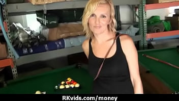 Sexy wild chick gets paid to fuck 5