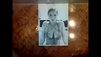 My Huge Cum Tribute On Kate Upton 2 Weeks Without Cum...