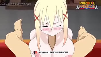 Kazuma Fucks Darkness In All The Cracks...